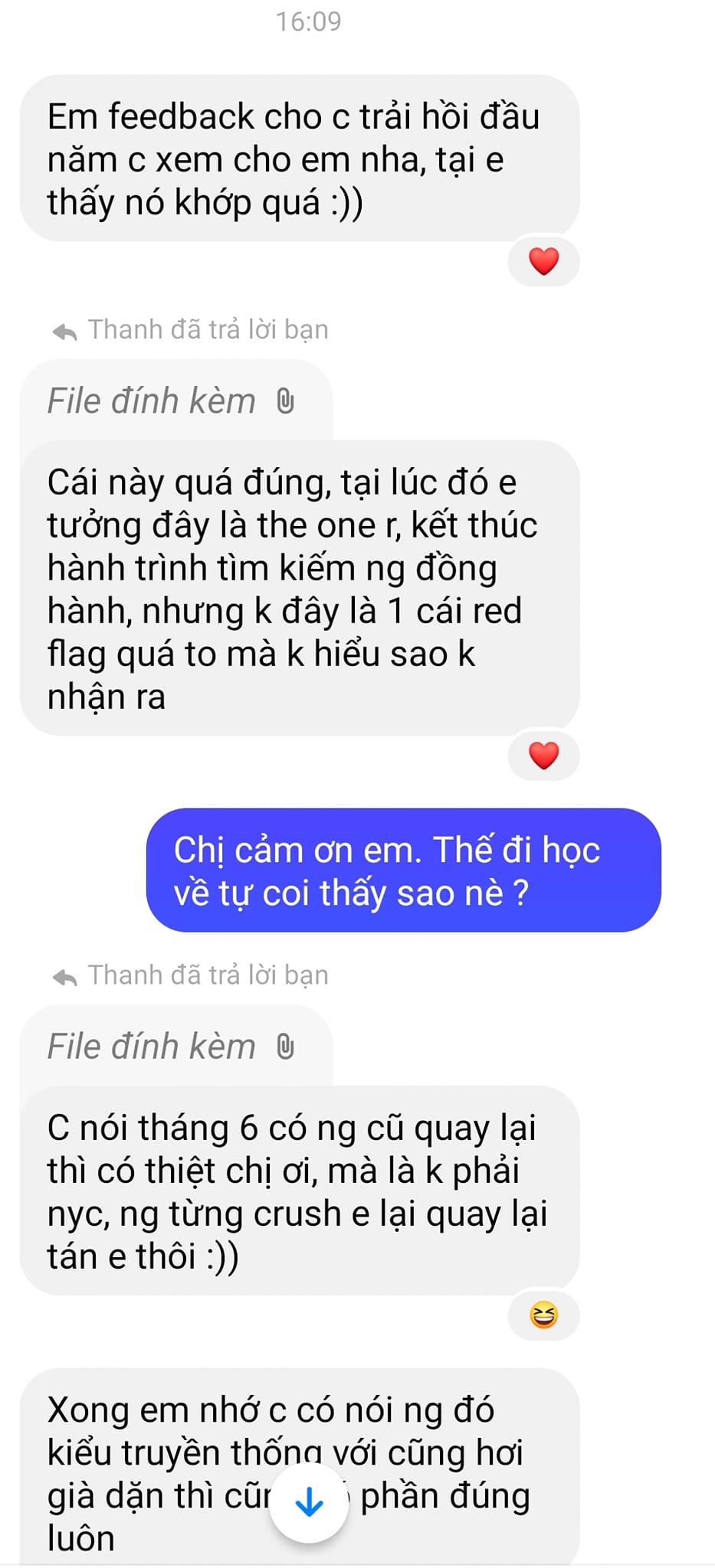 Phản hồi học viên 1